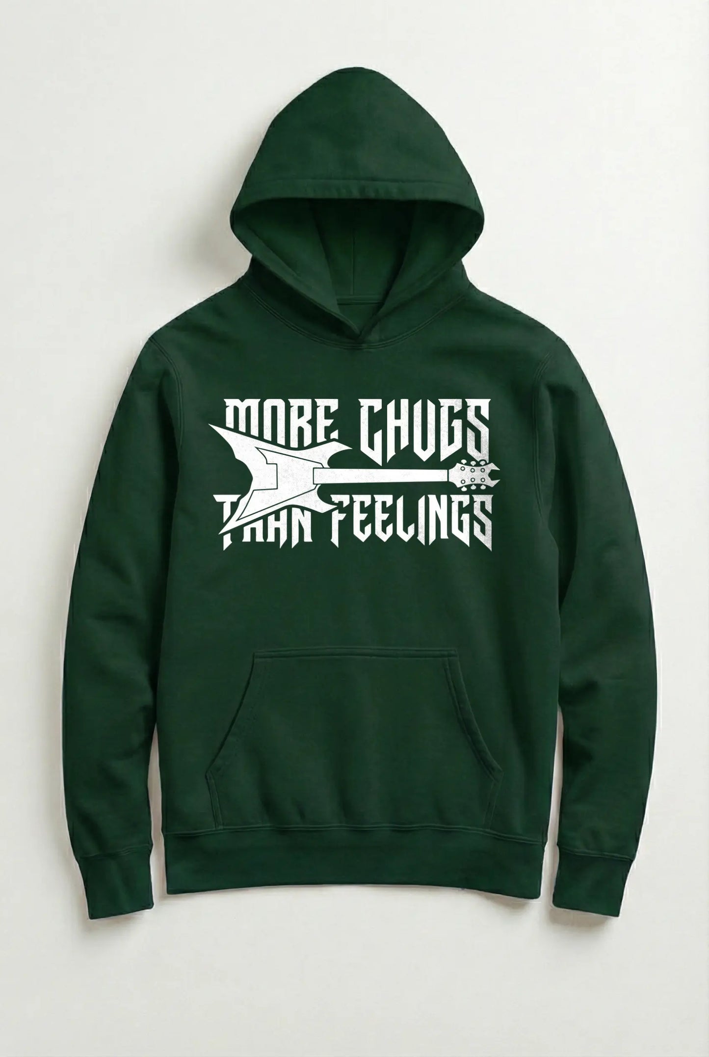More Chugs Than Feelings Hoodie - For Metalheads
