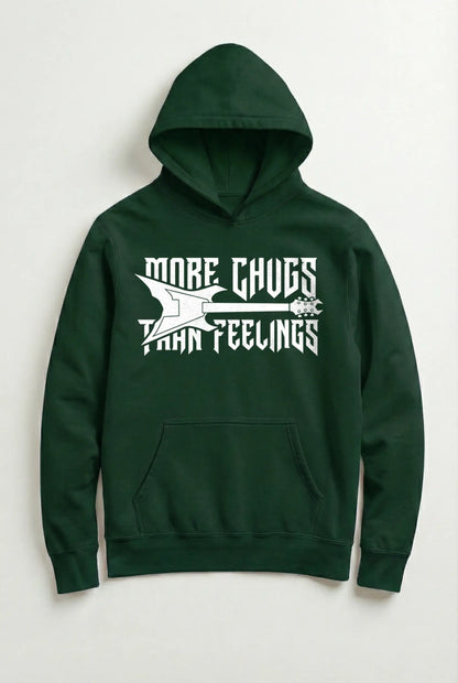 More Chugs Than Feelings Hoodie - For Metalheads
